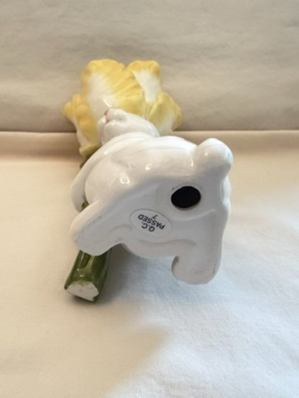 Bunny Rabbit Flower Votive Candle Holder - Picture 6 of 7